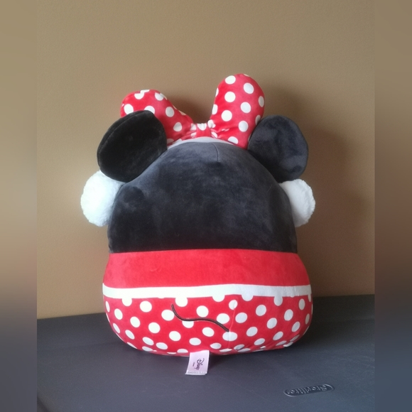 Original Squishmallows Disney Minnie Mouse Bow & Ear Muffs Polka Dot 14" - Picture 4 of 6